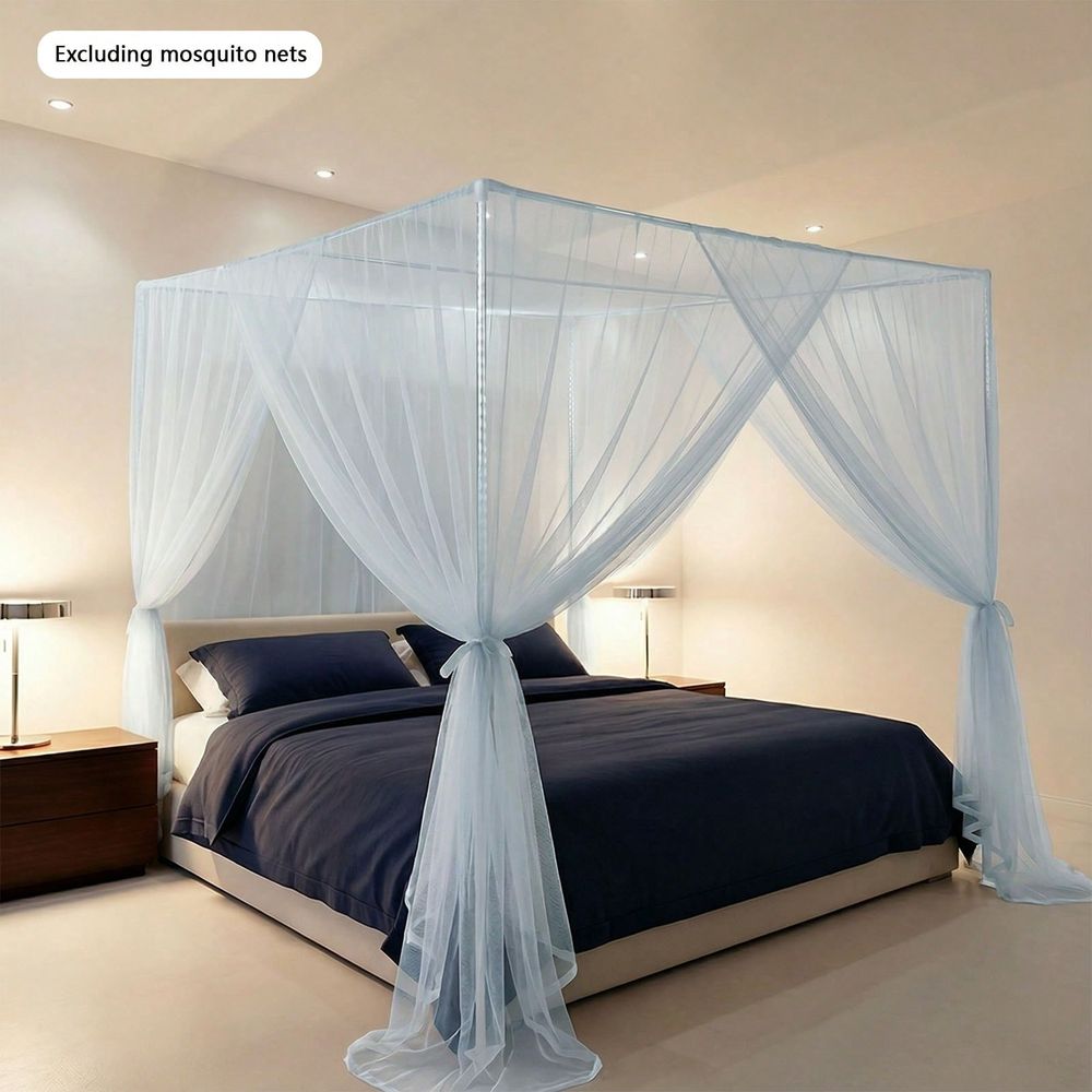 Canopy Bed Frame Metal Queen - Canopy Bed Frame 2x2m Sturdy Stainless