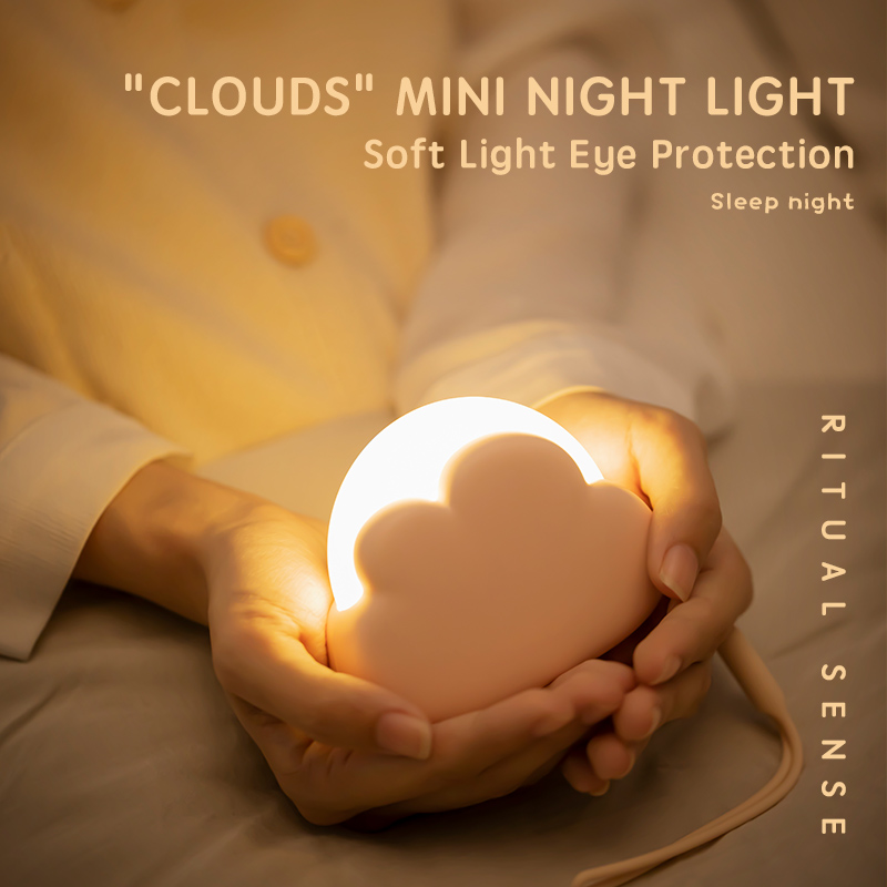 Cloud Night Light Mini USB Wir - Floating Nightstand With Led Light review and price