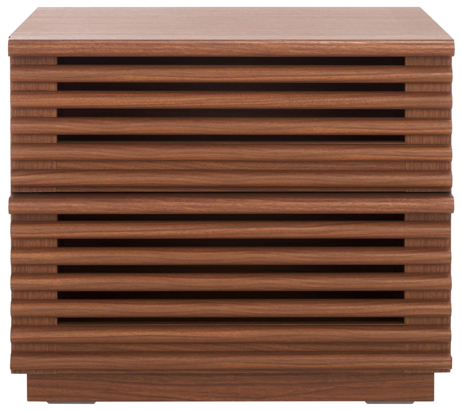 Averi Dark Walnut 2-Drawer Nig - Solid Wood Nightstand 2 Drawers review and price