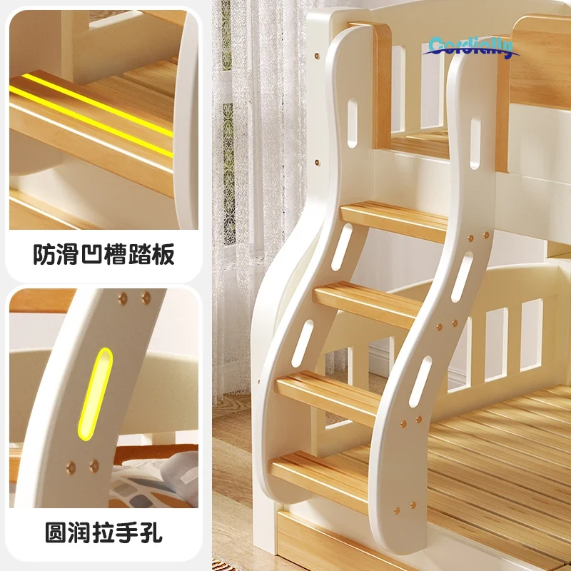 Loft Double Bed With Stairs Fr - King Size Bed Frame With Storage Drawers review and price