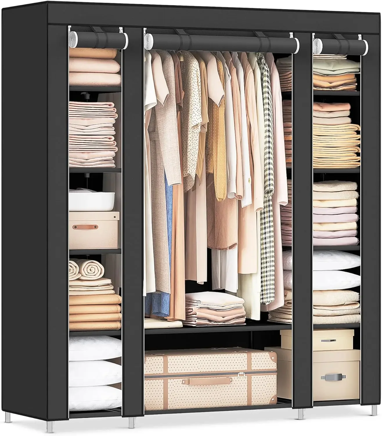 Cheng-Closet Wardrobe, Portabl - Wardrobe Closet Portable Fabric Cover review and price