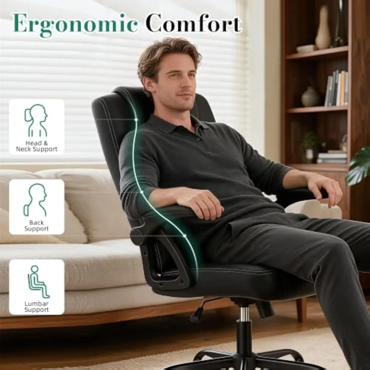 Ergonomic executive office cha - Chairs review and price