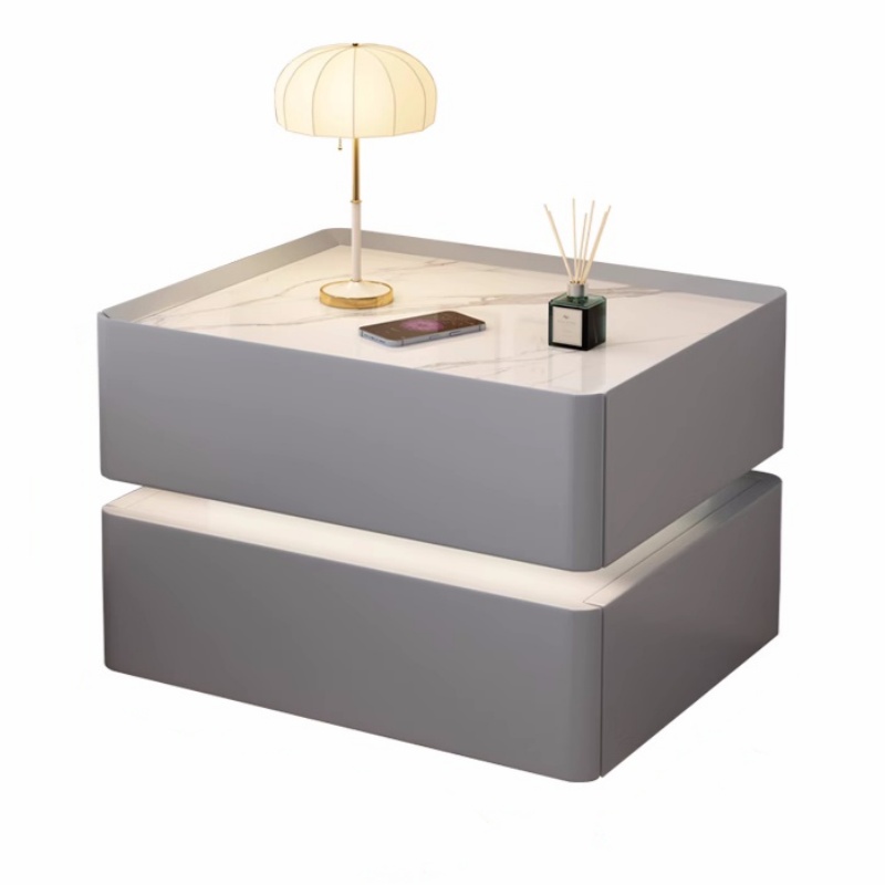 Solid Wood Smart Bedside Table - Solid Wood Nightstand 2 Drawers review and price