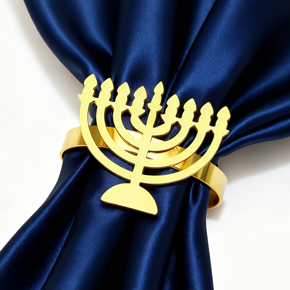 6Pcs Hanukkah Menorah Napkin R - Tables review and price