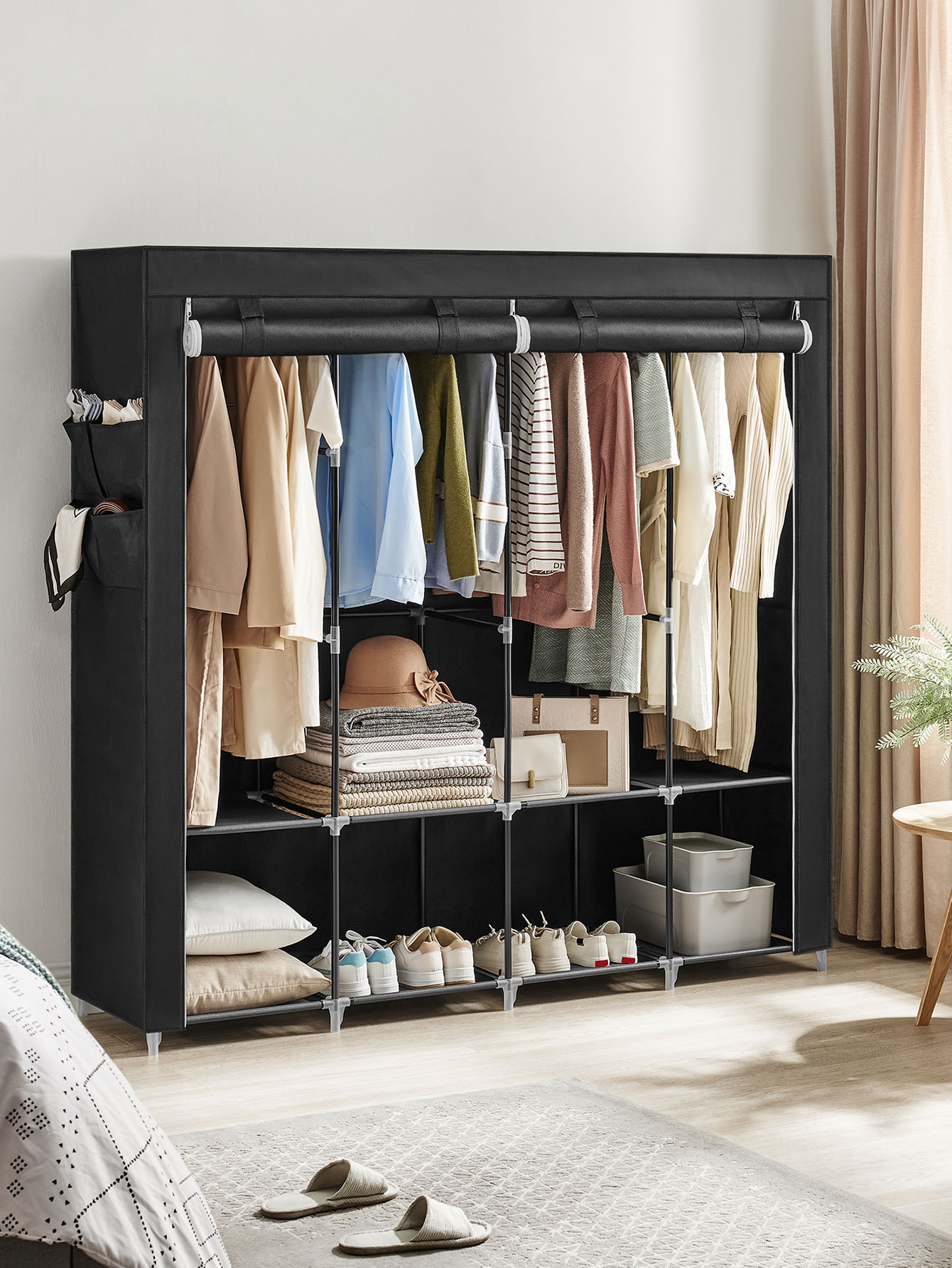 Portable Closet, Wardrobe Clos - Wardrobe Closet Portable Fabric Cover review and price