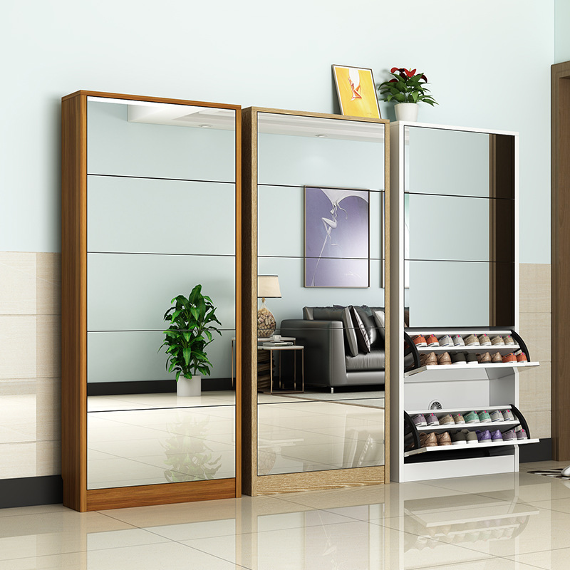 Modern Wooden Shoe Cabinet wit - Shoe Rack Cabinet Narrow Entryway review and price