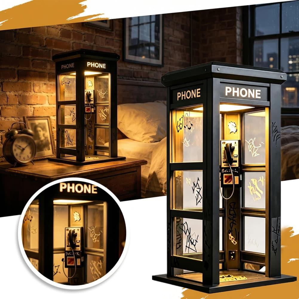 Retro Graffiti Phone Booth Tab - Bedroom Furniture review and price