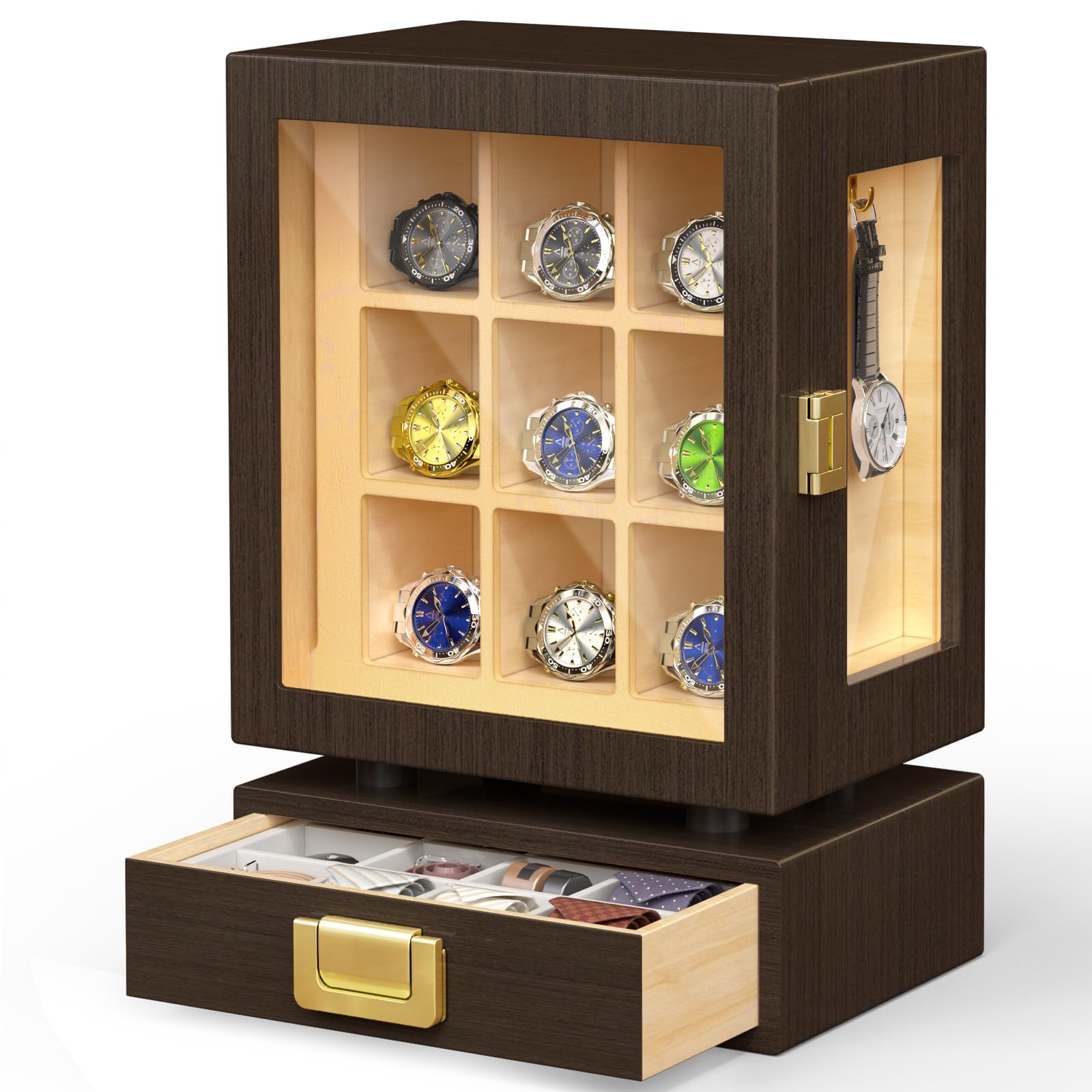 Custom Rectangle Wooden Watch  - Storage review and price