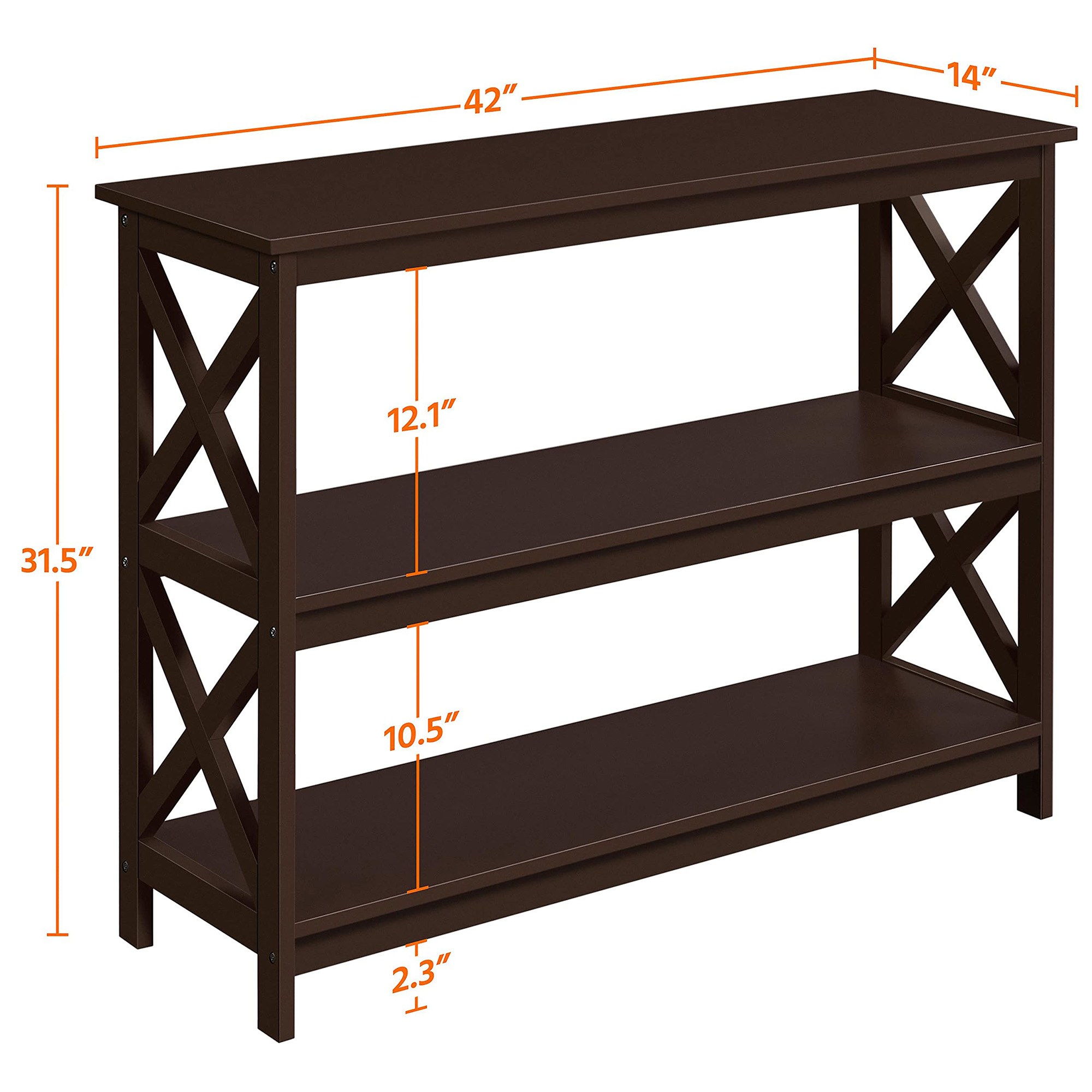 Console Table for Storage, Nar - Storage review and price