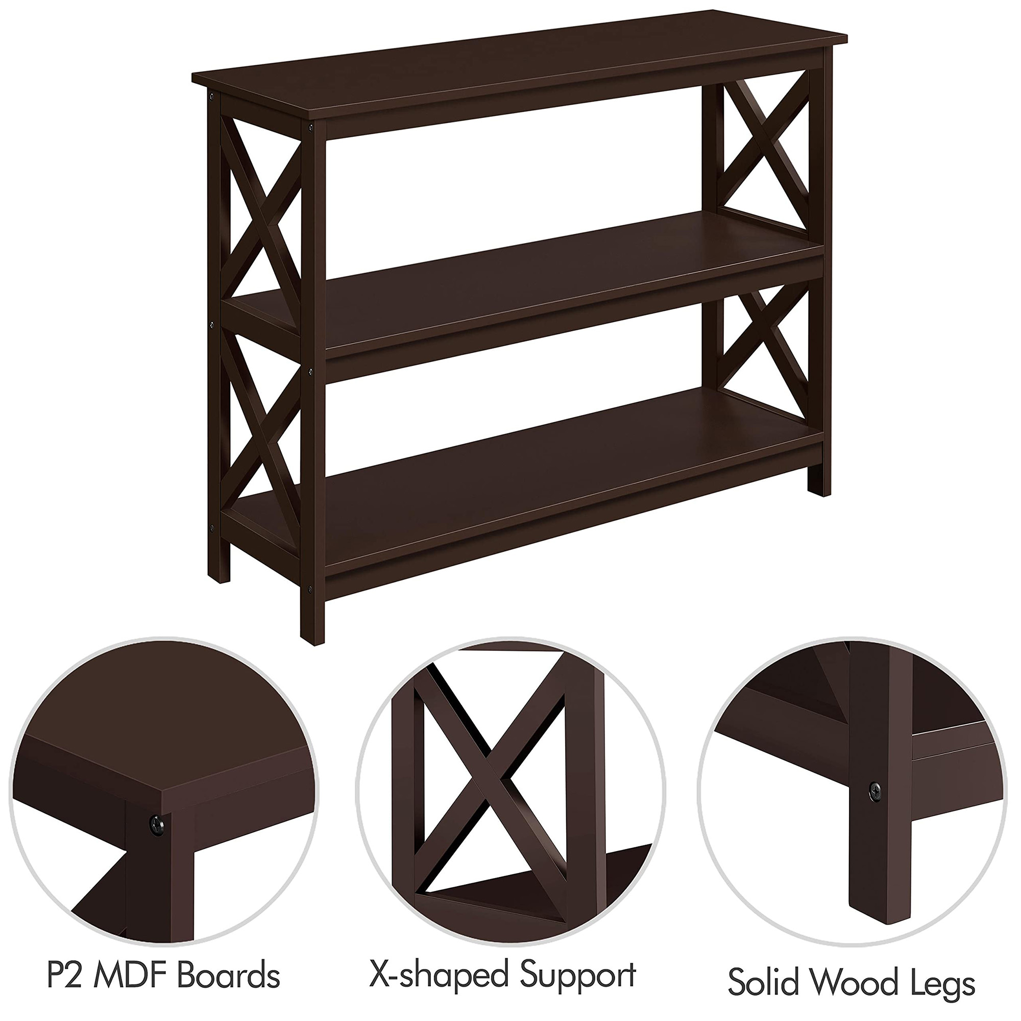 Console Table for Storage, Nar - Storage review and price
