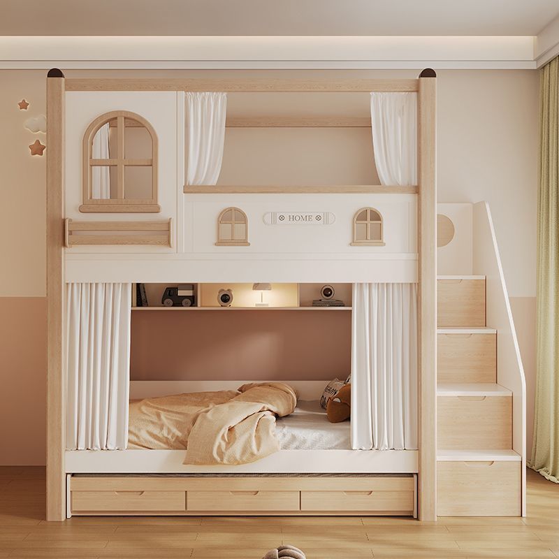 Children's Bunk Bed with Slide - Bunk Bed With Stairs And Slide review and price