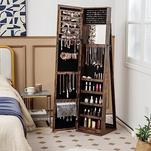 Jewelry Armoire with Full Leng - Full Length Mirror Jewelry Armoire review and price