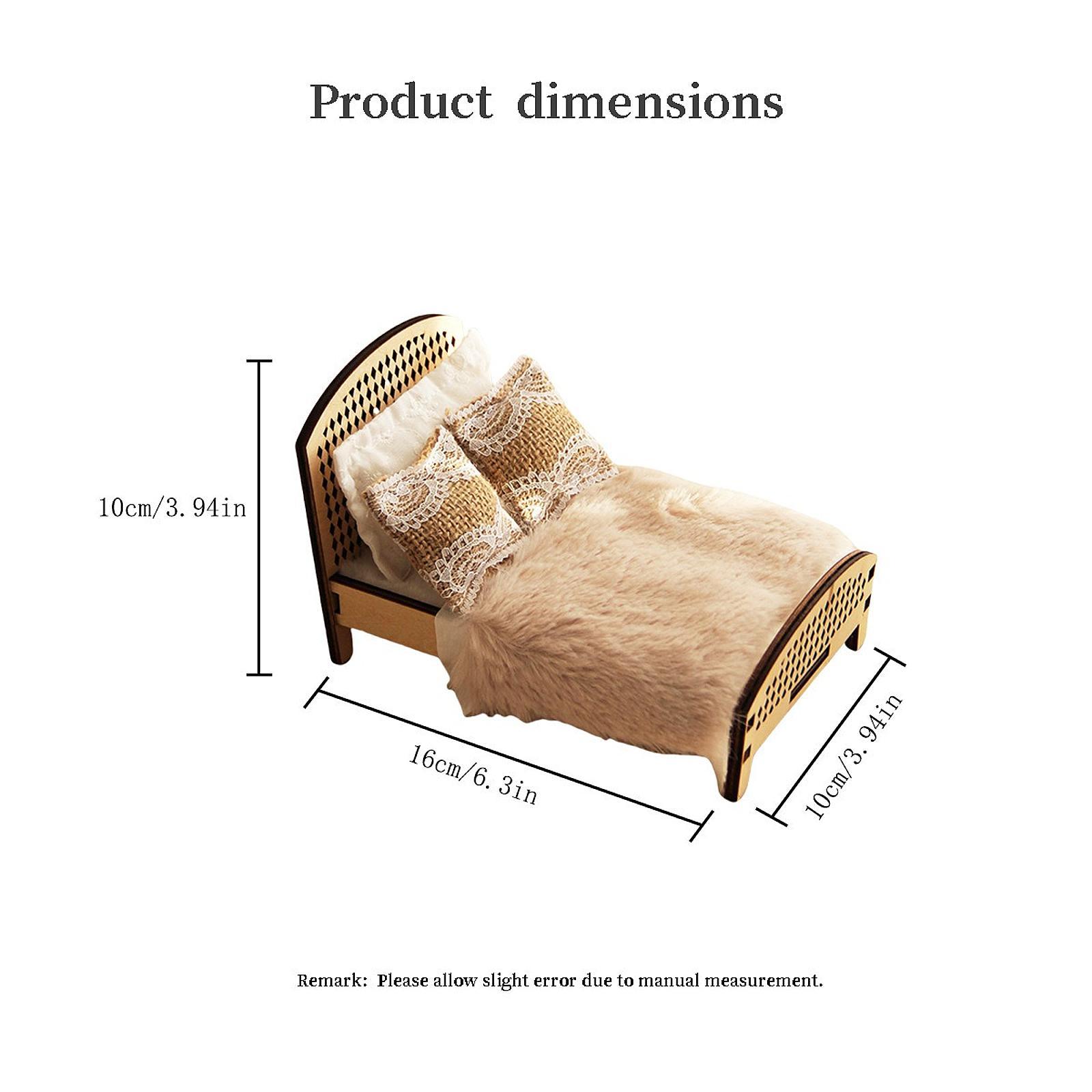 1:12 Scale Dollhouse Double Be - Bedroom Furniture review and price