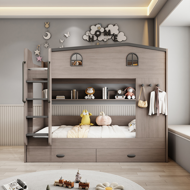 Nordic Double Decker Kids Beds - Bunk Bed With Stairs And Slide review and price