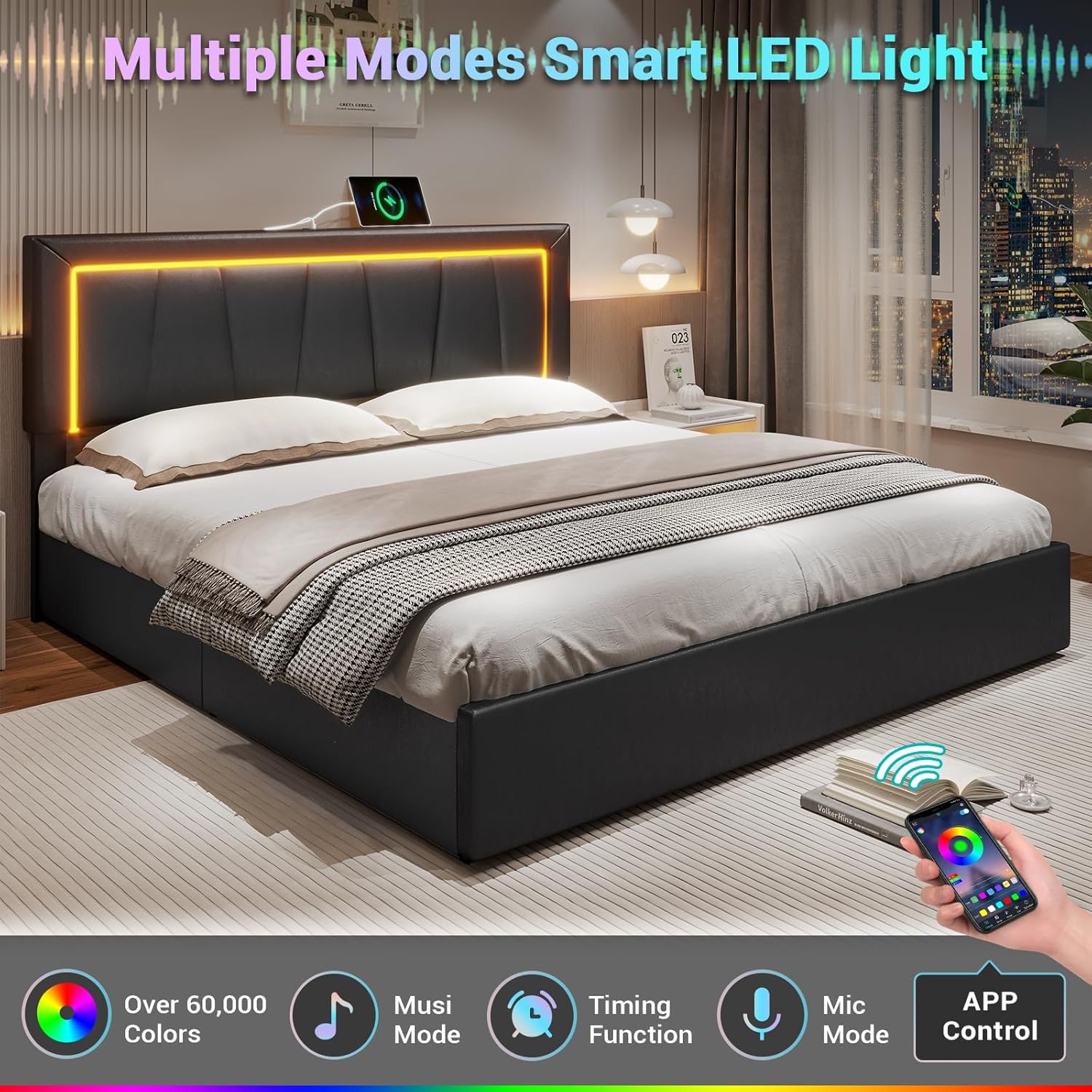 California King Bed Frame with - King Size Bed Frame With Storage Drawers review and price