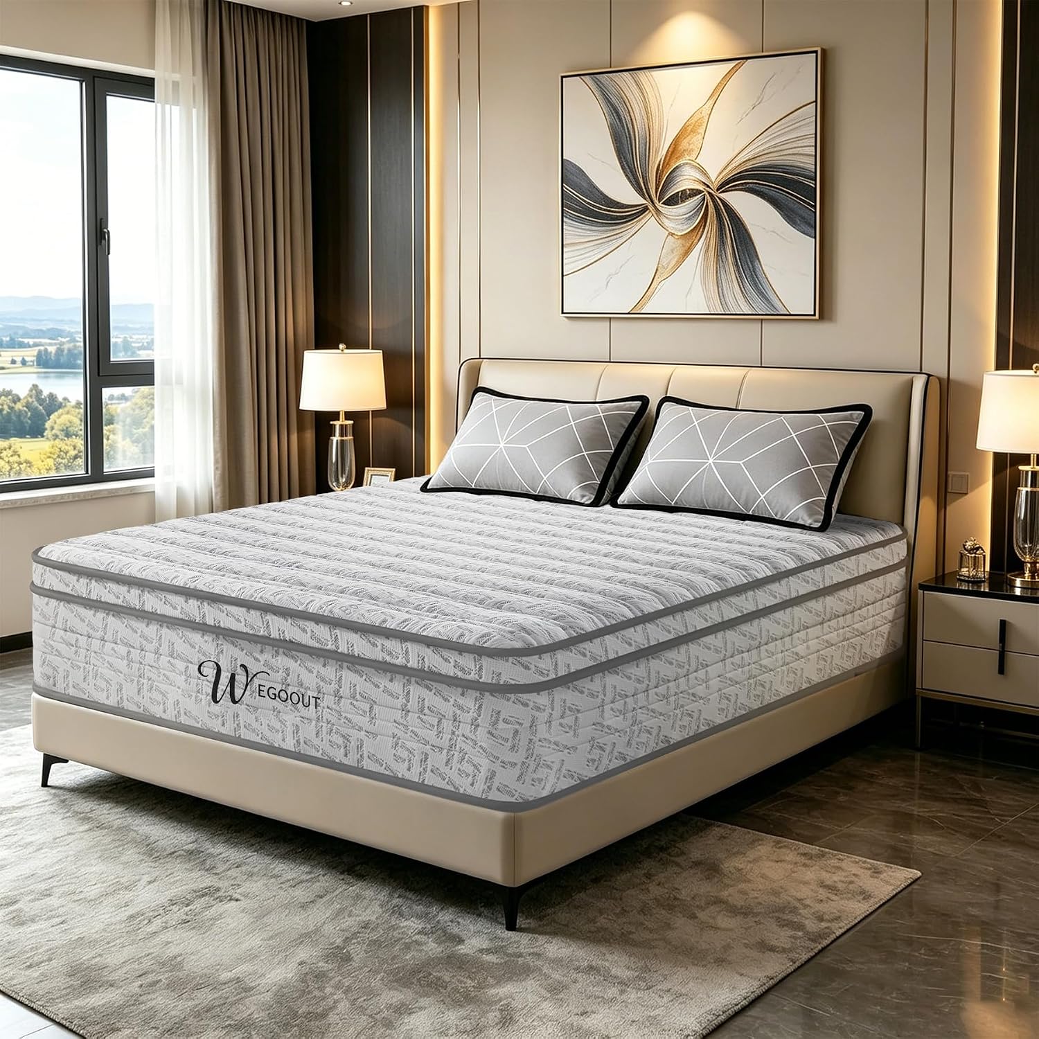 Queen Size Mattress 12 Inch, M - Memory Foam Mattress In A Box Queen review and price
