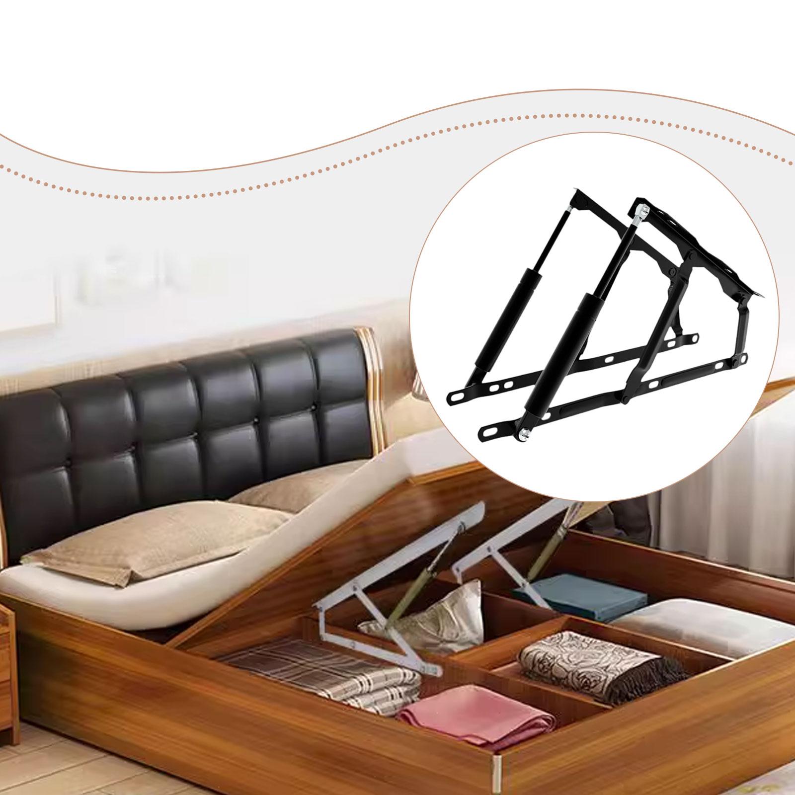 2 Pieces Bed Lift Mechanism Hy - Gas Lift Storage Bed Hydraulic review and price