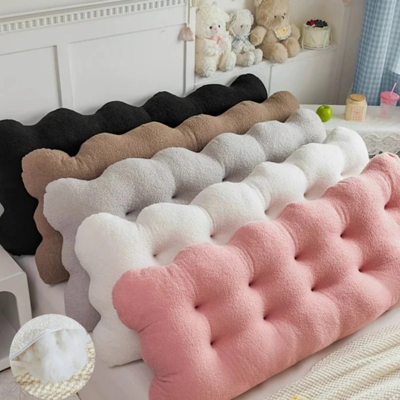 90x50x15cm Teddy Fleece Headbo - Headboard Cushion Backrest Tatami review and price