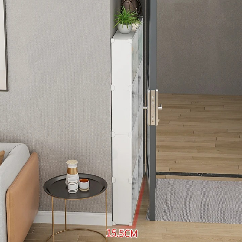‌No Drill Over Door Shoe Rack  - Shoe Rack Cabinet Narrow Entryway review and price
