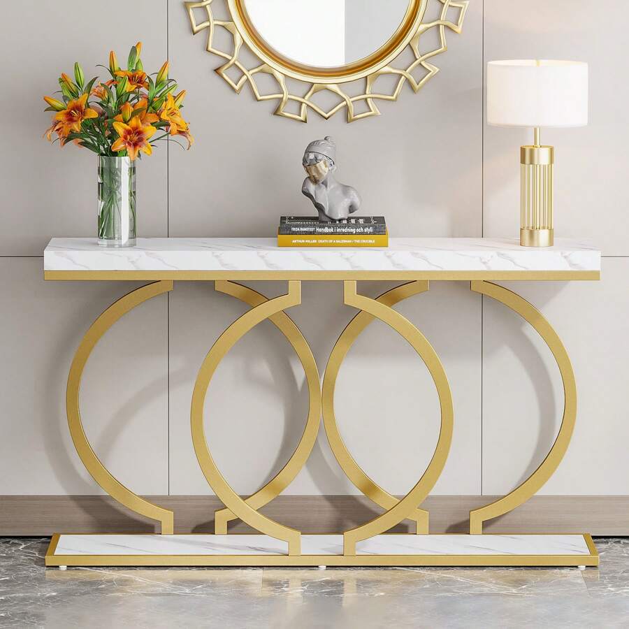 Inch Modern Gold Console Table - Sofas review and price