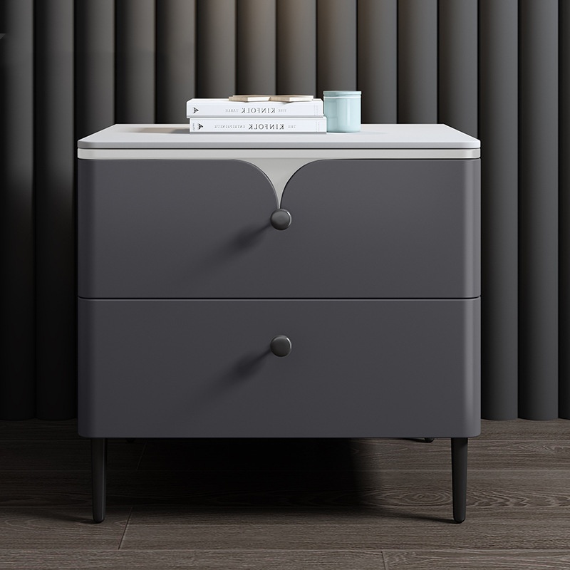 Modern Solid Wood Bedside Tabl - Solid Wood Nightstand 2 Drawers review and price