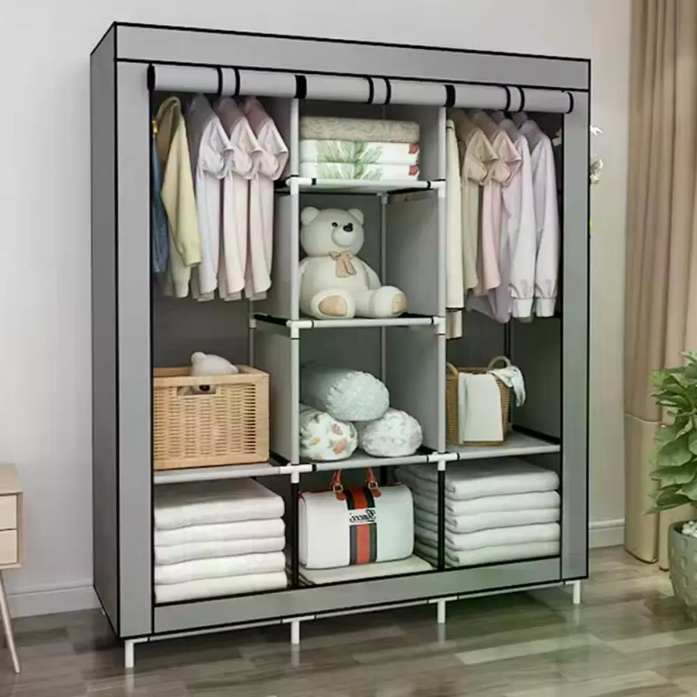 64-in Portable Covered Non-Wov - Wardrobe Closet Portable Fabric Cover review and price