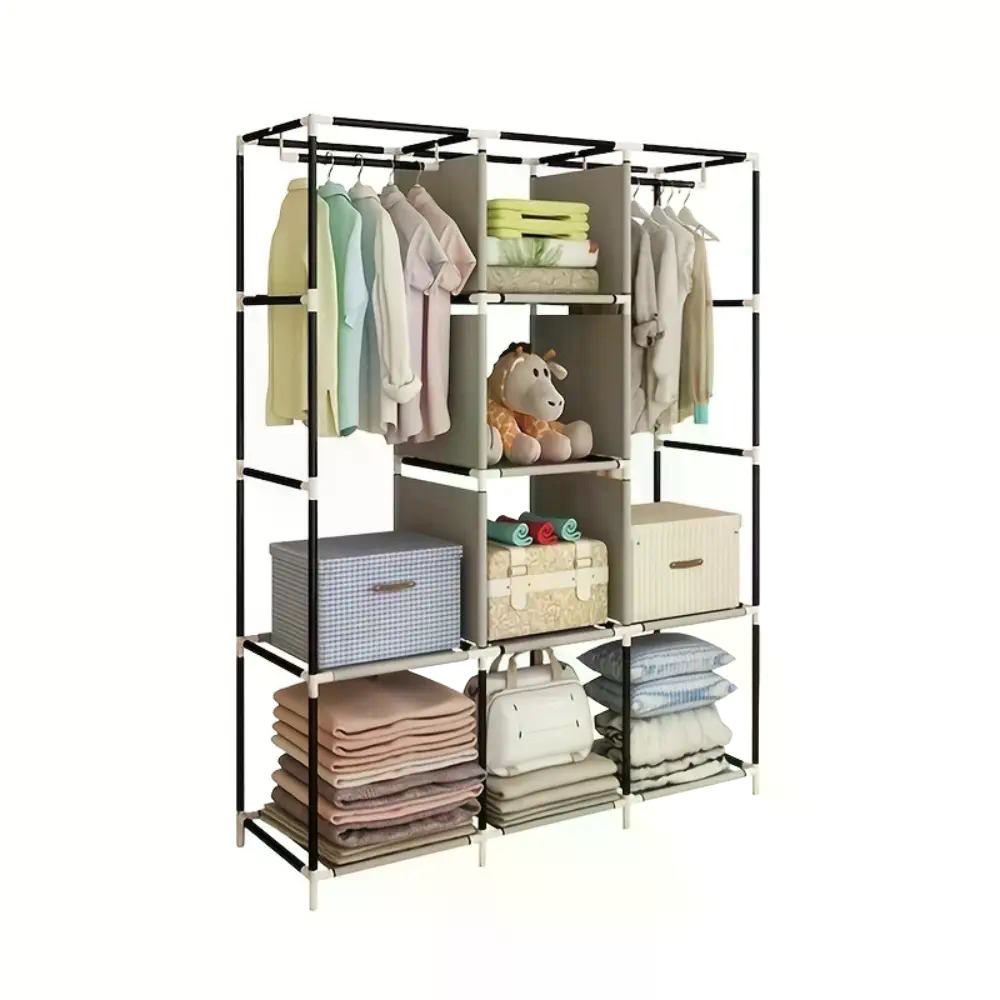 64-in Portable Covered Non-Wov - Wardrobe Closet Portable Fabric Cover review and price